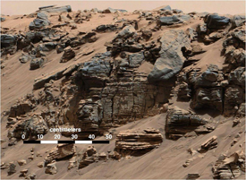Picture of the Hidden Valley on Mars