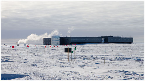 Buildings of the Ice Cube Experiment