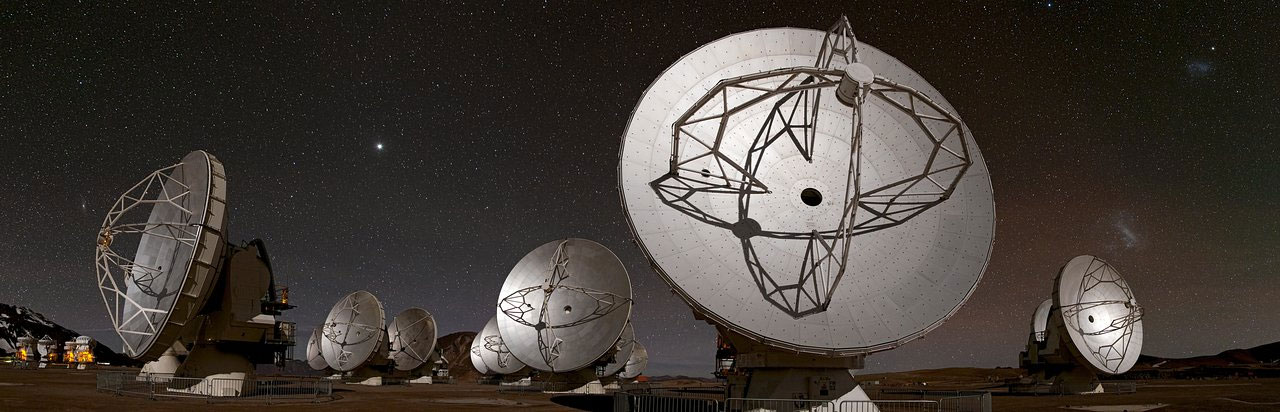 Radioobservatoriet Atacama Large Millimeter Array.