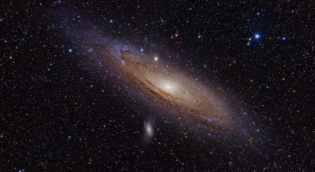 Vores nærmeste store nabogalakse, Andromeda.