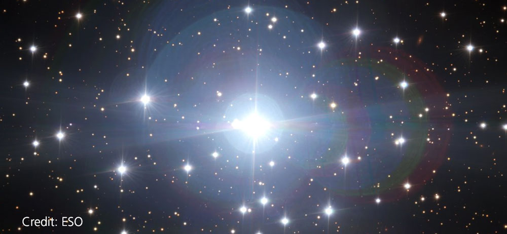 Billede af stjernedannelse