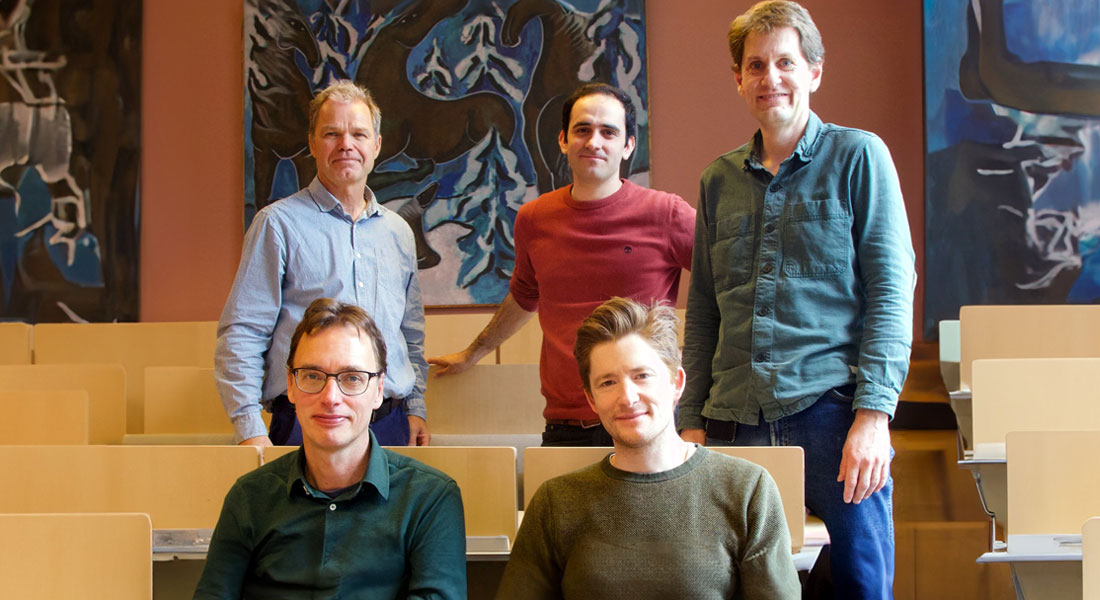 Kurt Stokbro, Stefano Paesani, Anders Søndberg Sørensen, Peter Lodahl, og Michael Kastoryano.