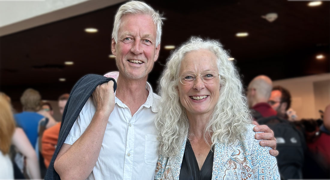 Søskendeparret og professorer Peter og Susanne Ditlevsen. Søskendeparret og professorer Peter og Susanne Ditlevsen.