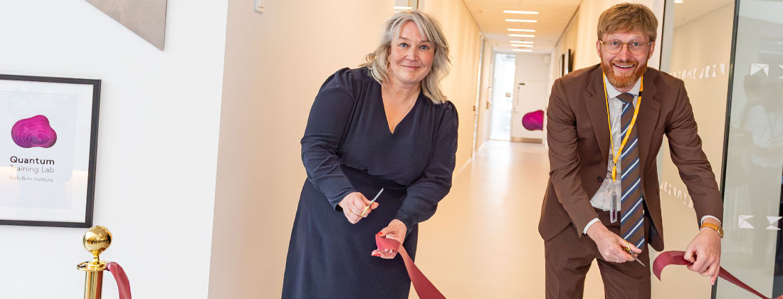Indvielse af Quantum Training Lab på Niels Bohr Institutet