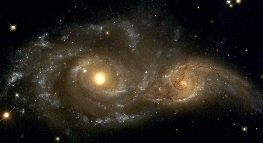 Black holes become active and grow by consuming gas captured from other galaxies. This is the finding of a new study from University of Copenhagen researchers, and shows a clear connection between the evolution of supermassive black holes and galactic interaction.