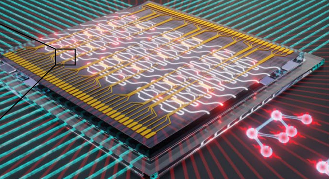 Deterministic single photon light sources, creating quantum bits at extreme rates and speed are now coupled to specially designed, integrated photonic circuits, capable of processing quantum information with adequate speed and quality without degrading the susceptible quantum states.