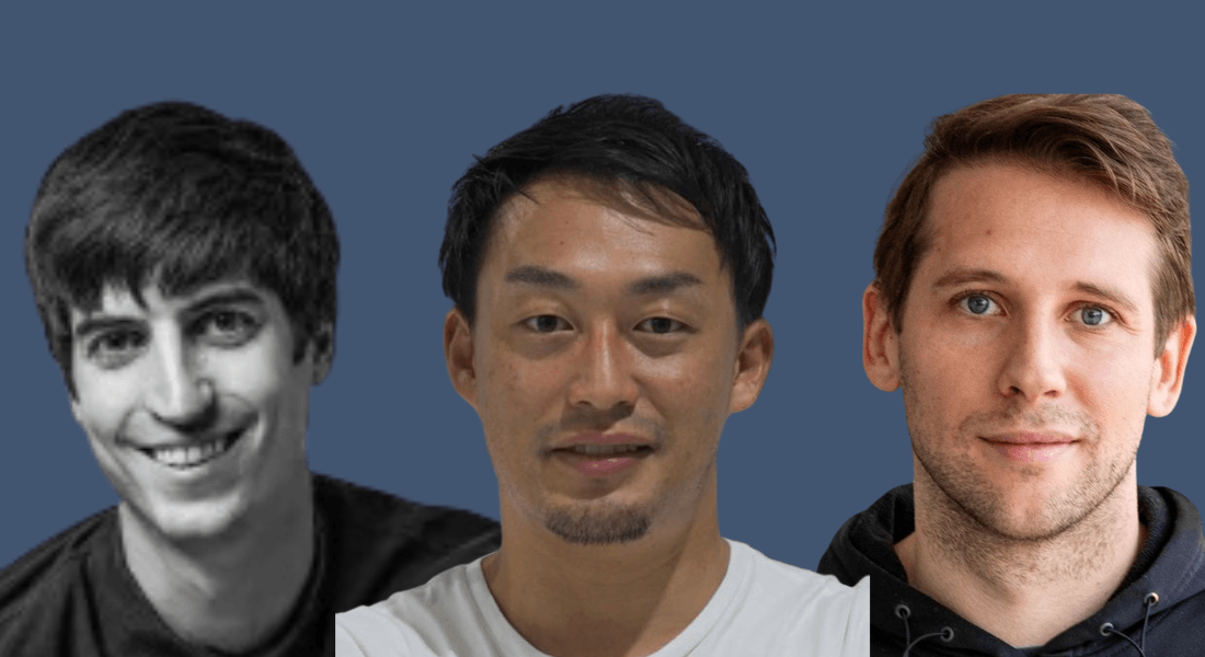 José Maria Ezquiaga, Shingo Kono og Kasper Heintz