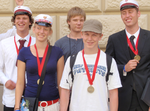 The Danish team from Physics Olympiad in Mexico 2009