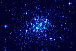 First images of star cluster from the Gaia Satellite