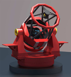 Concept art of the SONG telescopes