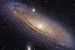 Stream of stars in Andromeda satellite galaxy shows cosmic collision