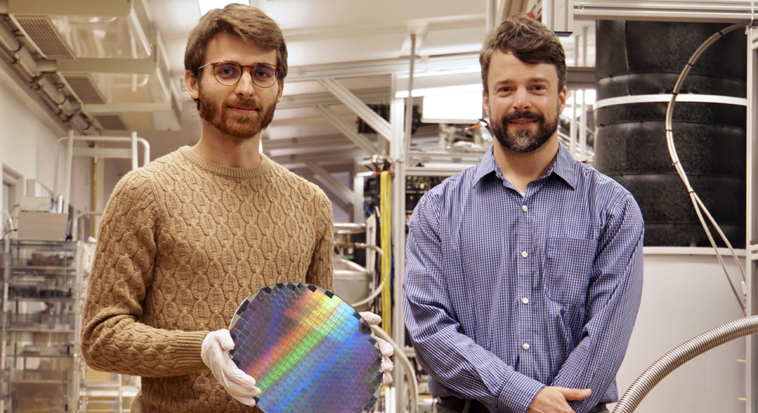Prof. Ferdinand Kuemmeth has been the supervisor of Dr. Fabrizio Berritta during his Ph.D. at the Center for Quantum Devices at the Niels Bohr Institute at the University of Copenhagen. Photo: Ola Jakup Joensen, NBI. Prof. Ferdinand Kuemmeth has been the supervisor of Dr. Fabrizio Berritta during his Ph.D. at the Center for Quantum Devices at the Niels Bohr Institute at the University of Copenhagen. Photo: Ola Jakup Joensen, NBI.