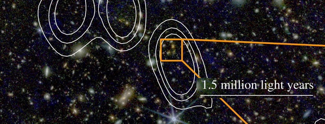 New research shows that some of the most massive galaxy groups have evolved more rapidly than anticipated. The galaxy group known as “The Cosmic Vine” contains far more inactive galaxies than previously observed – a characteristic normally associated with much more mature galaxies.