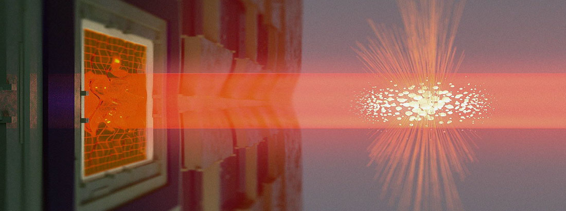 Hybrid Experiment: quantum optomechanics in the negative mass reference frame