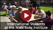 International students at the Niels Bohr Institute