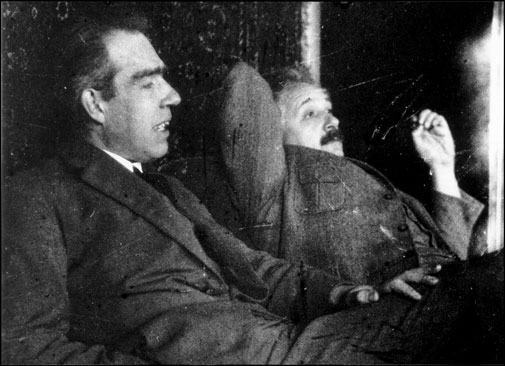 Niels Bohr and Albert Einstein