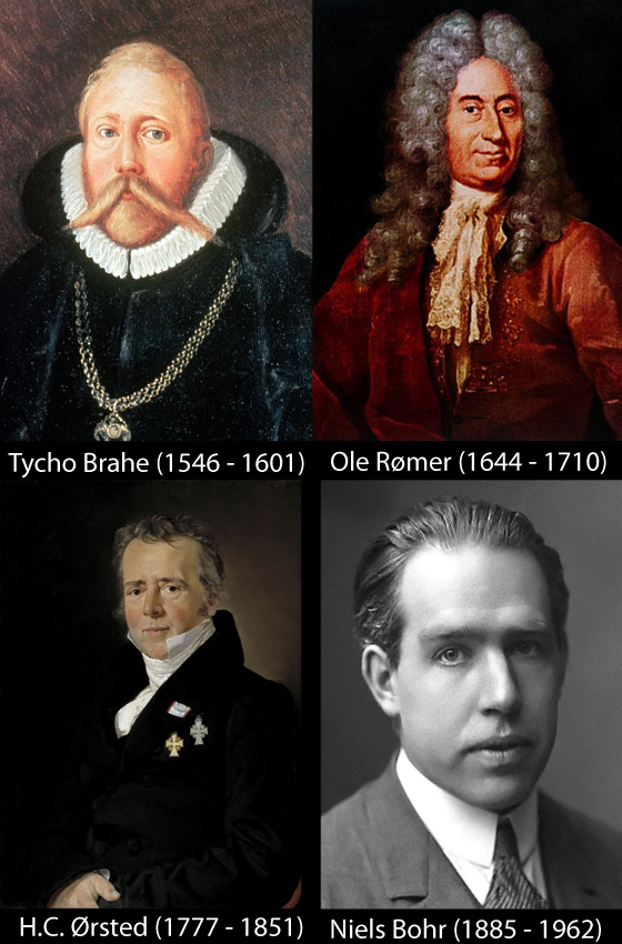 Important danish scientists