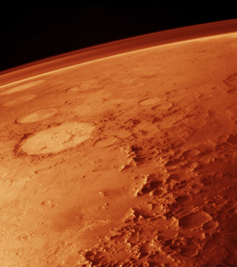 Picture Mars from orbit