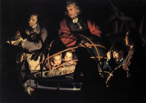 A Philosopher Lecturing on the Orrery 