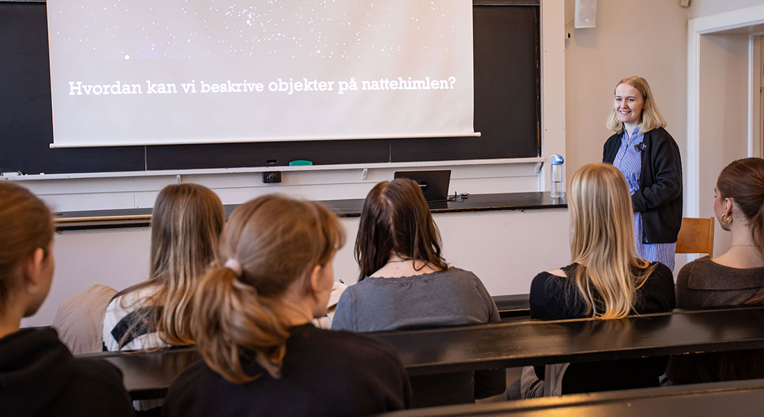 I anledning af FN-dagen ” International Day of Girls and Women in Science” har vi i samarbejde med Kvinder i Fysik (KIF) arrangeret en dag for gymnasieelever med kvindelige rollemodeller.