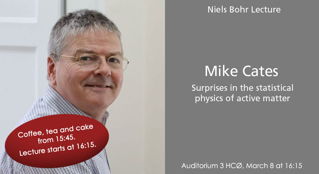 Niels Bohr Lecture by professor Mike Cates, University of Cambridge