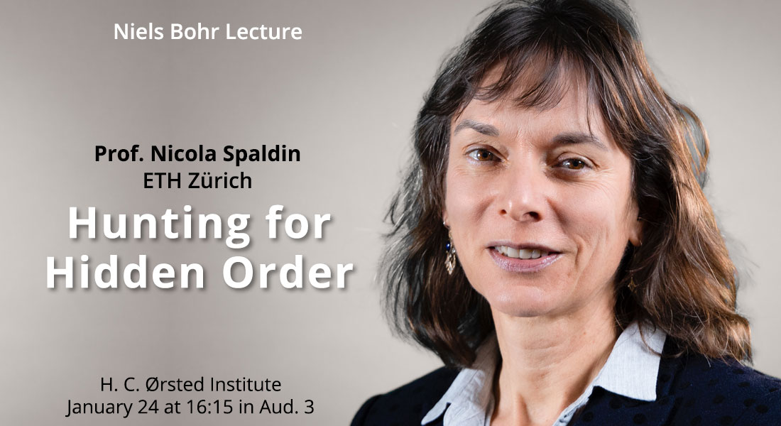 Niels Bohr Lecture by Prof. Nicola Spaldin