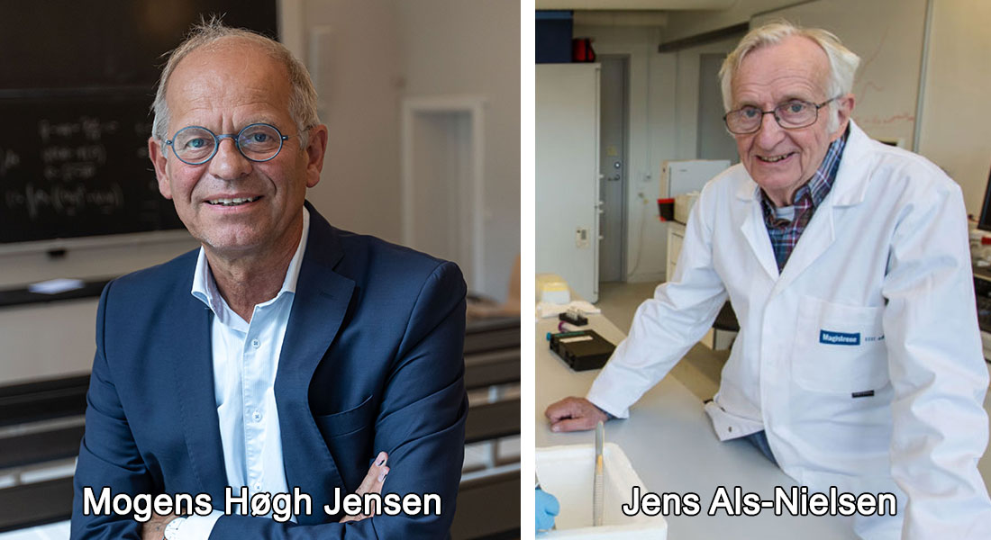 Professor emeritus Jens Als-Nielsen og prof. Mogens Høgh Jensen - Videnskabens Vidner