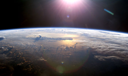 Billede af Jorden fra rummet