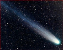 Billede af en komet