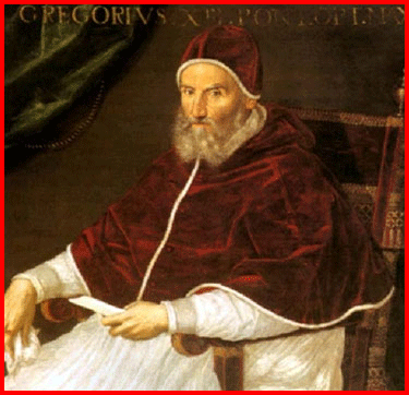 Pave Gregor d. XIII