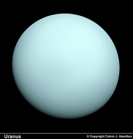 Billede af Uranus