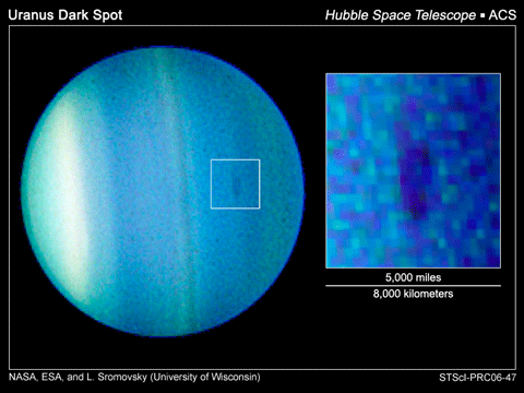 Uranus mørke plet