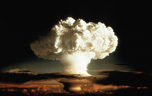 Sprængning af atombombe