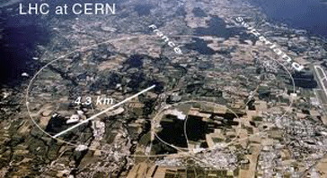 Luftbillede af CERN